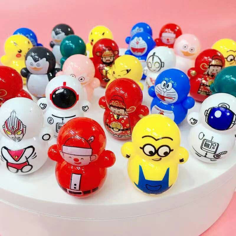 Lật đật mini đồ chơi lật đật mini doraemon cho bé cute dễ thương giá rẻ