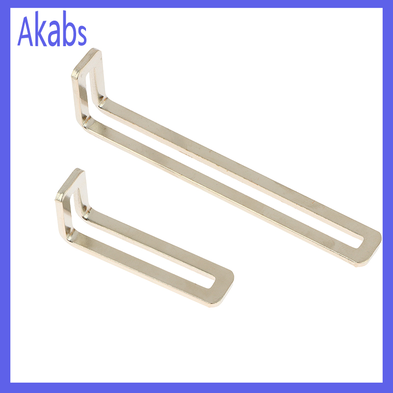 Akabs Nickel-plated Corner Bracket Adjustable 90 Degree L-Shaped Corner Brackets Angle Iron Connector Shelf Support Accessories