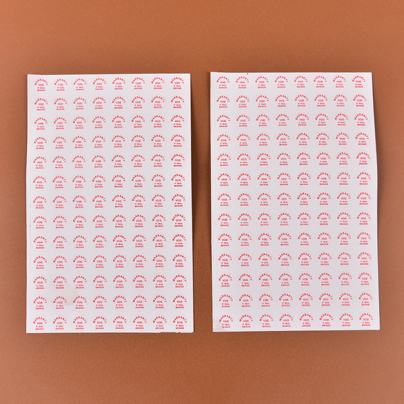 [FU💖] 2sheets 208pcs Warranty Void If Damaged Protection Security Label Sticker Seal