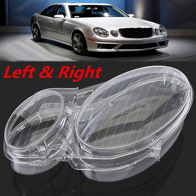 Car Headlight Lens Glass Lampshade Fog Lamp Cover Headlight Cover For Mercedes Benz E Class W211