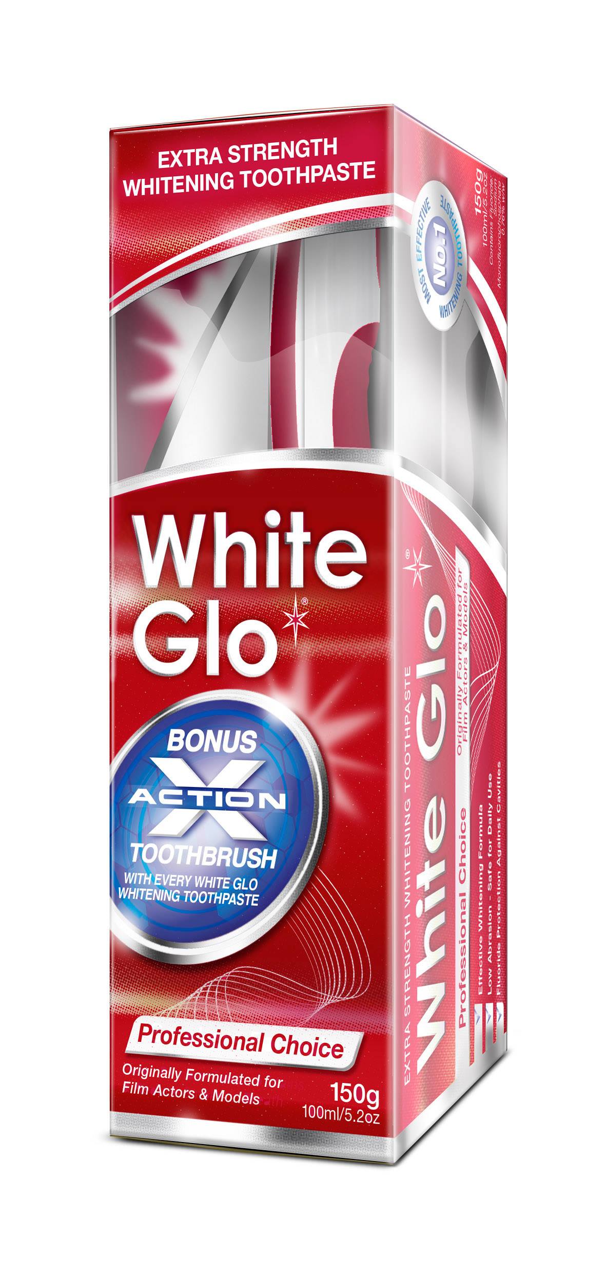 Kem Đánh Răng Làm Trắng Răng White Glo Professional Choice 150G
