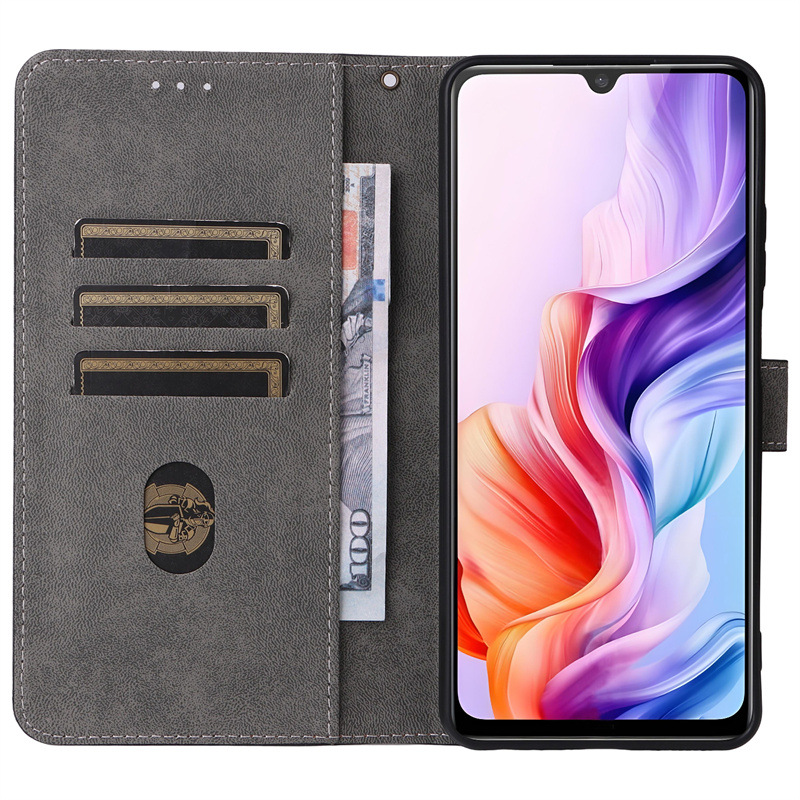 ZTE Blade V70 Max/Nubia V70 Max Leather Phone Case,Wallet RFID Shockproof Phone Case Cover for ZTE Blade V70 Max/Nubia V70 Max.
