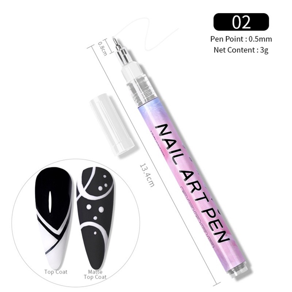 Bút gel vẽ móng bút trang trí móng