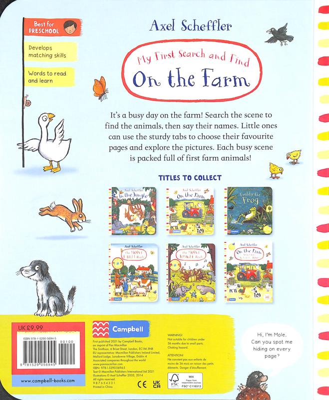 Fahasa - My First Search And Find: On The Farm (Campbell Axel Scheffler 20)