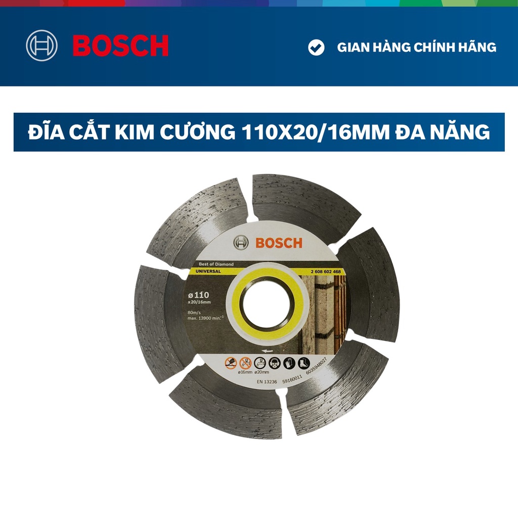 Đĩa cắt kim cương Bosch đa năng