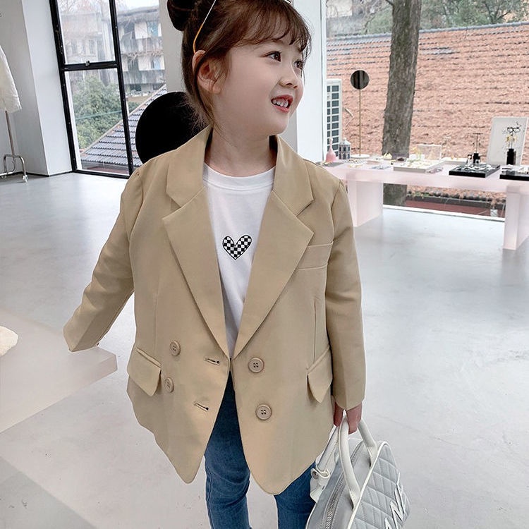 Áo khoác blazer thời trang xuân thu phong cách hàn quốc dành cho bé gái