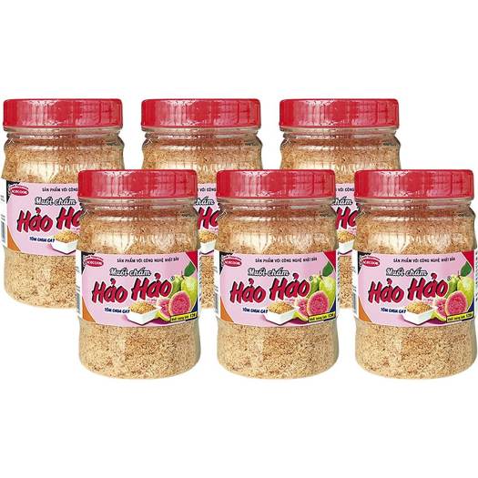 Muối chấm hảo hảo tôm chua cay - lốc 6 hũ