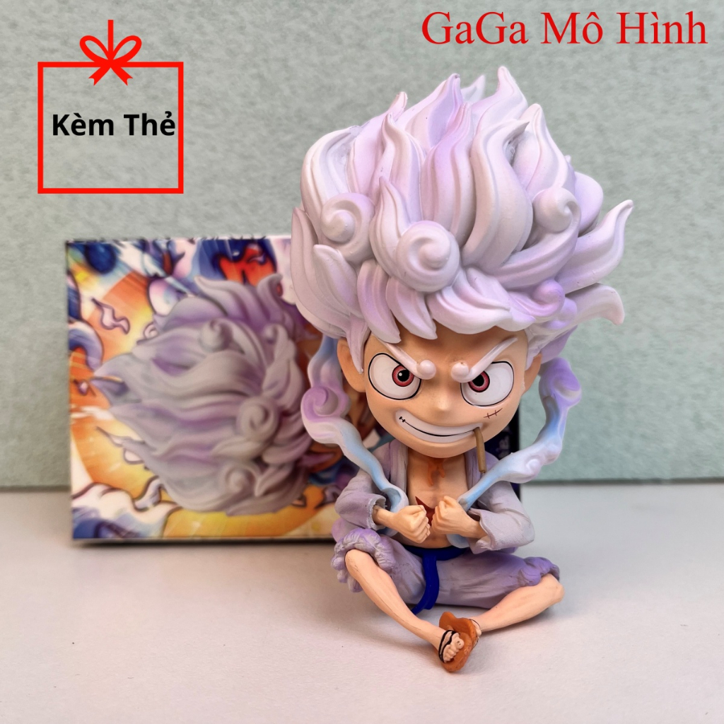 Mô hình luffy gear 5 nika 12cm siêu nét - nhân vật one piece - gagamohinh