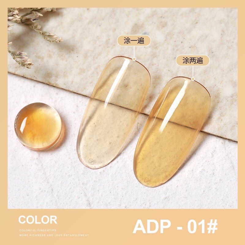 Sơn gel AS mã ADP - màu thạch | chai đỏ 15ml