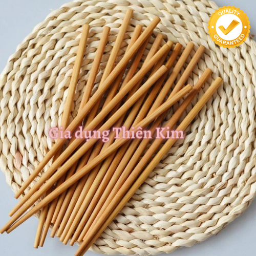 Combo 10 đôi đũa tre tự nhiên không sơn
