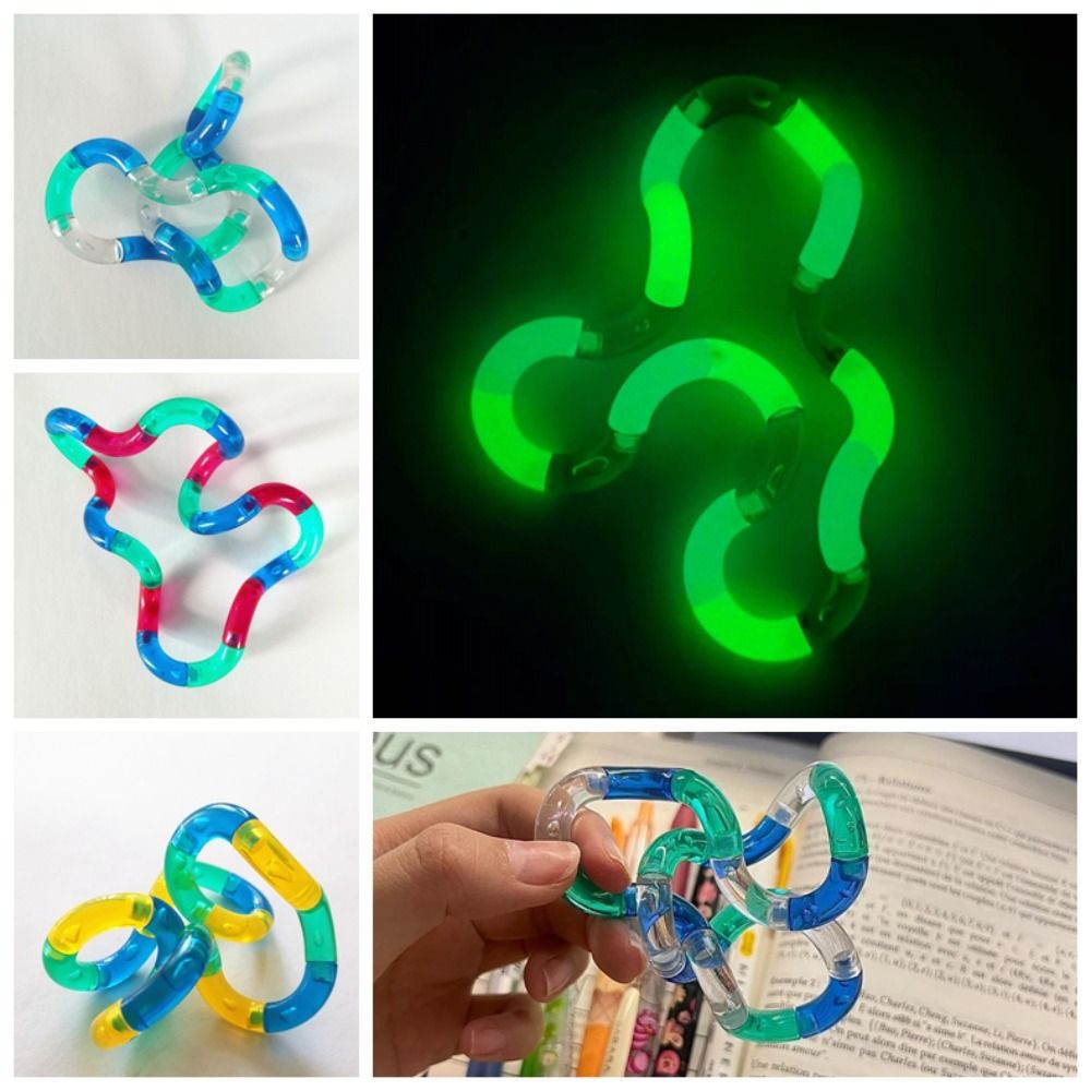 Creative Rrainbow Circle Twisted Rope Fidget Winding Leisure ...