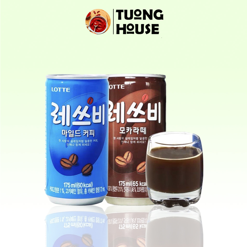 CÀ PHÊ LETS BE MOCHA LATTE 175ML [LOTTE] - [롯데] 레쓰비 모카라떼 175ML
