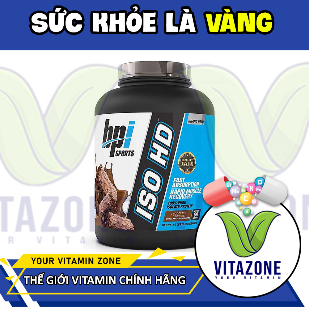 Iso hd isolate whey - sữa bổ sung protein phát triển cơ bắp