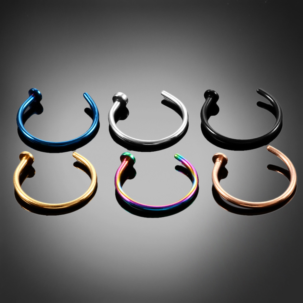1pcs%20U%20Shaped%20Fake%20Nose%20Ring%20Hoop%20Septum%20Stainless%20Nose%20Piercing%20Fake%20Piercing%20Pircing%20-%20Image%205