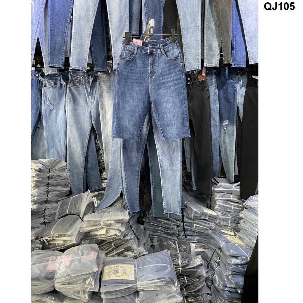 Quần Ngố Nữ Jean Co Giãn Ôm Dáng QJ105