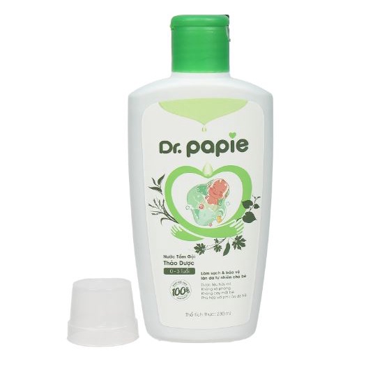 Nước Tắm Gội Thảo Dược DR PAPIE 230ml