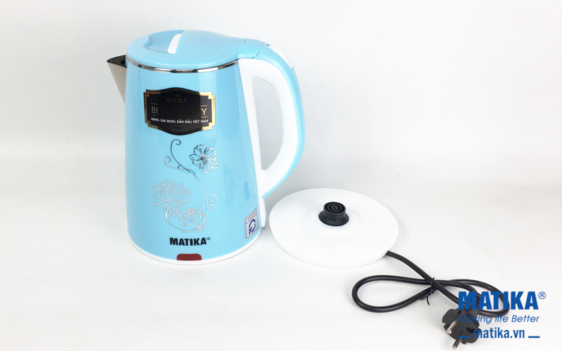 ẤM ĐUN NƯỚC SIÊU TỐC 2 LỚP MATIKA MTK-20 2.0 LÍT