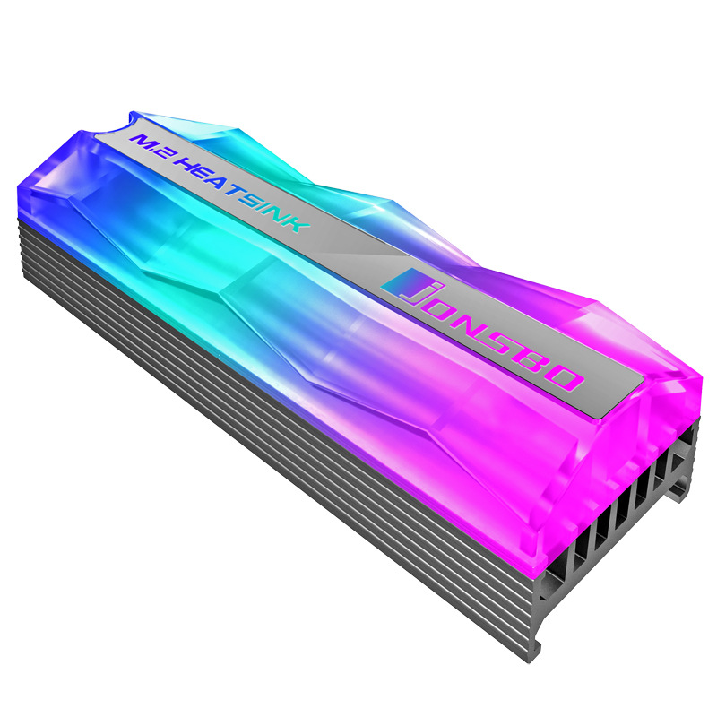 Jonsbo M.22 Colorful Lighting M.2 2280 SSD Heatsink Solid State Hard