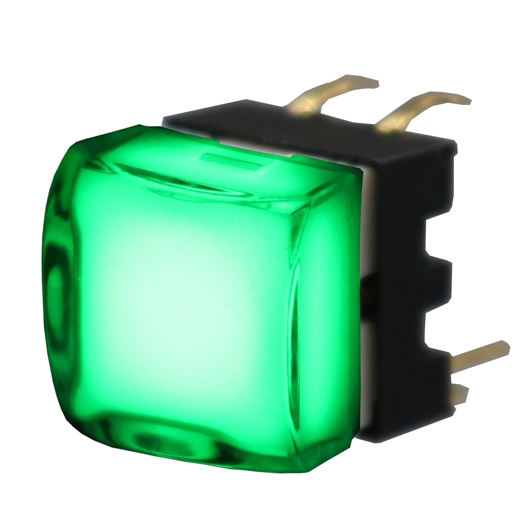 【TopazTrove】1Pcs TS26 12mm Square Transparent Cover With Led Light Momentary Push Button Switch. 