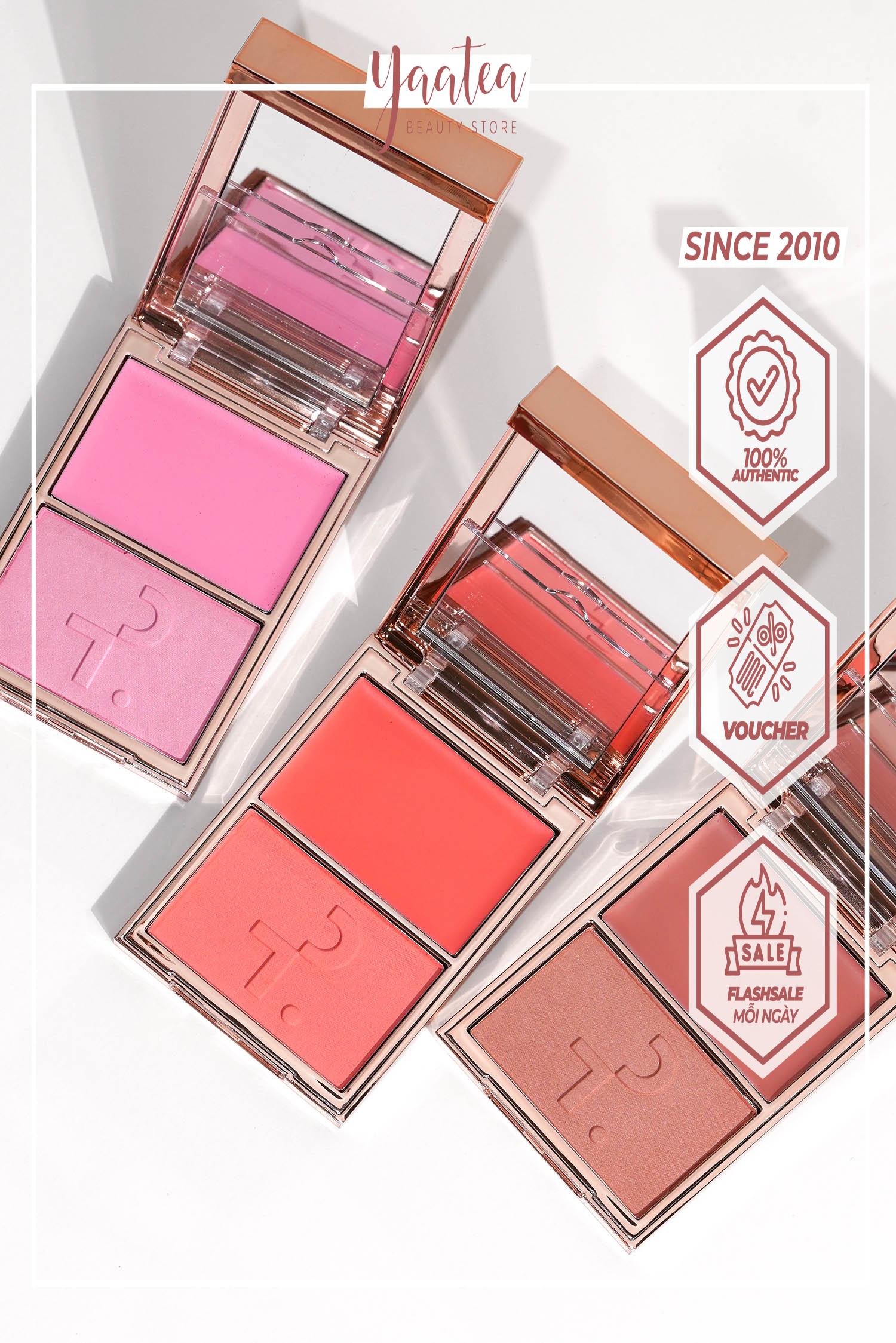 Má Hồng PaTrick Ta Double-Take Cream And Powder Blush Duo