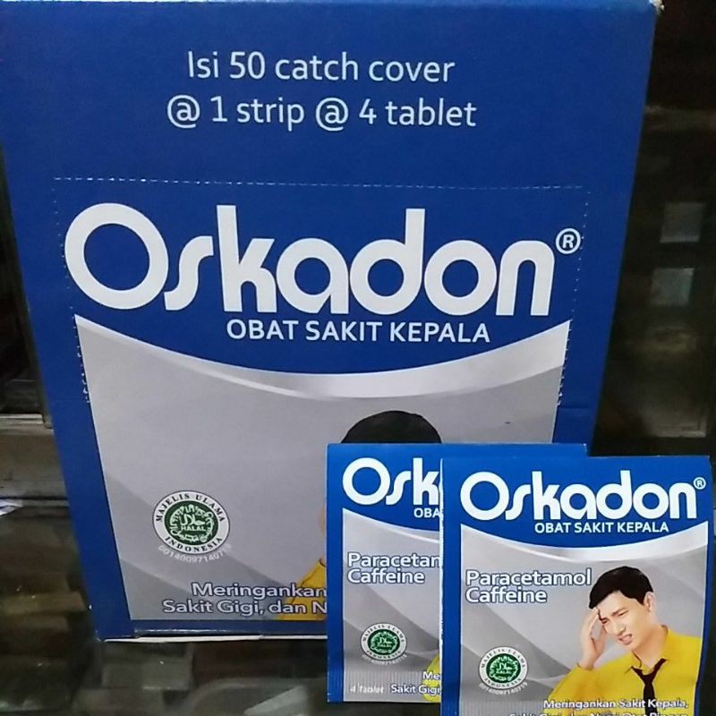 Oskadon Obat Sakit Kepala Oskadon Obat Pereda Nyeri Otot Oskadon Obat Sakit Gigi Strip Isi