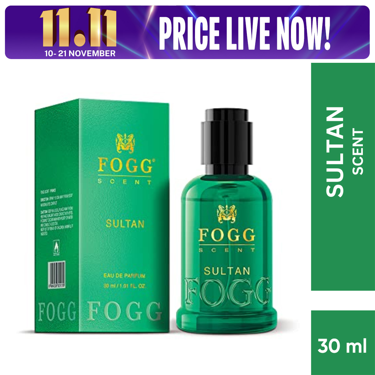 FOGG Scent / Perfume Sultan for Men - 30ml