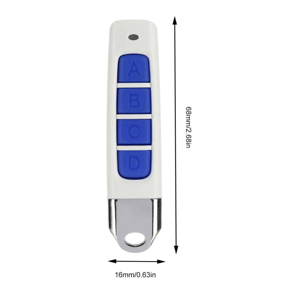 433MHz Copy Remote Controller Multifunctional 4 Keys Remote Control Duplicator Copy Duplicator Door Opener