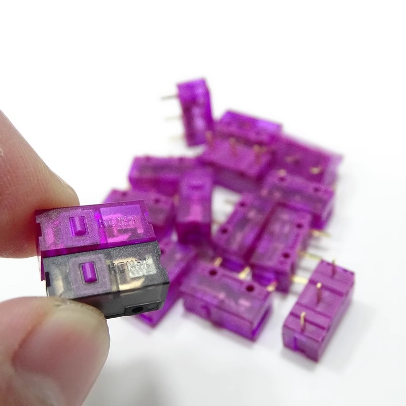 Mouse Switch Transparent 1 Piece Kai Long Mouse Switch Purple Gold Pink Dot 150 Millions 150m ...