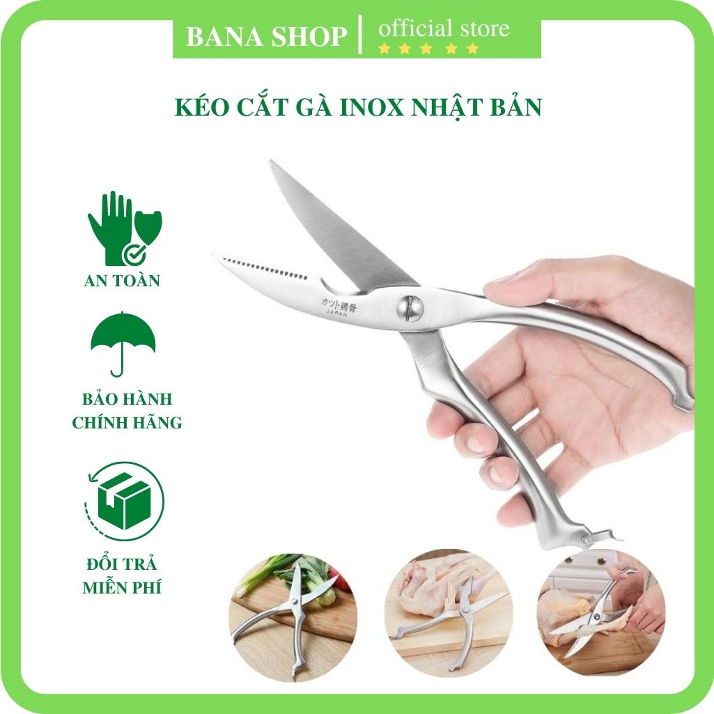 Kéo cắt gà hãng kapusi nhật bản loại 1, chất liệu inox siêu bền, bảo hành 12 tháng, cắt được xương, mổ cá, cắt đầu gà vịt, keo cat xuong ga, kéo gà, kéo nhà bếp, kéo cắt đồ ăn, keo cat thuc an