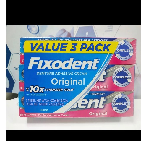 Keo Dán Hàm Răng Giả Fixodent 68g | Marathon Dental