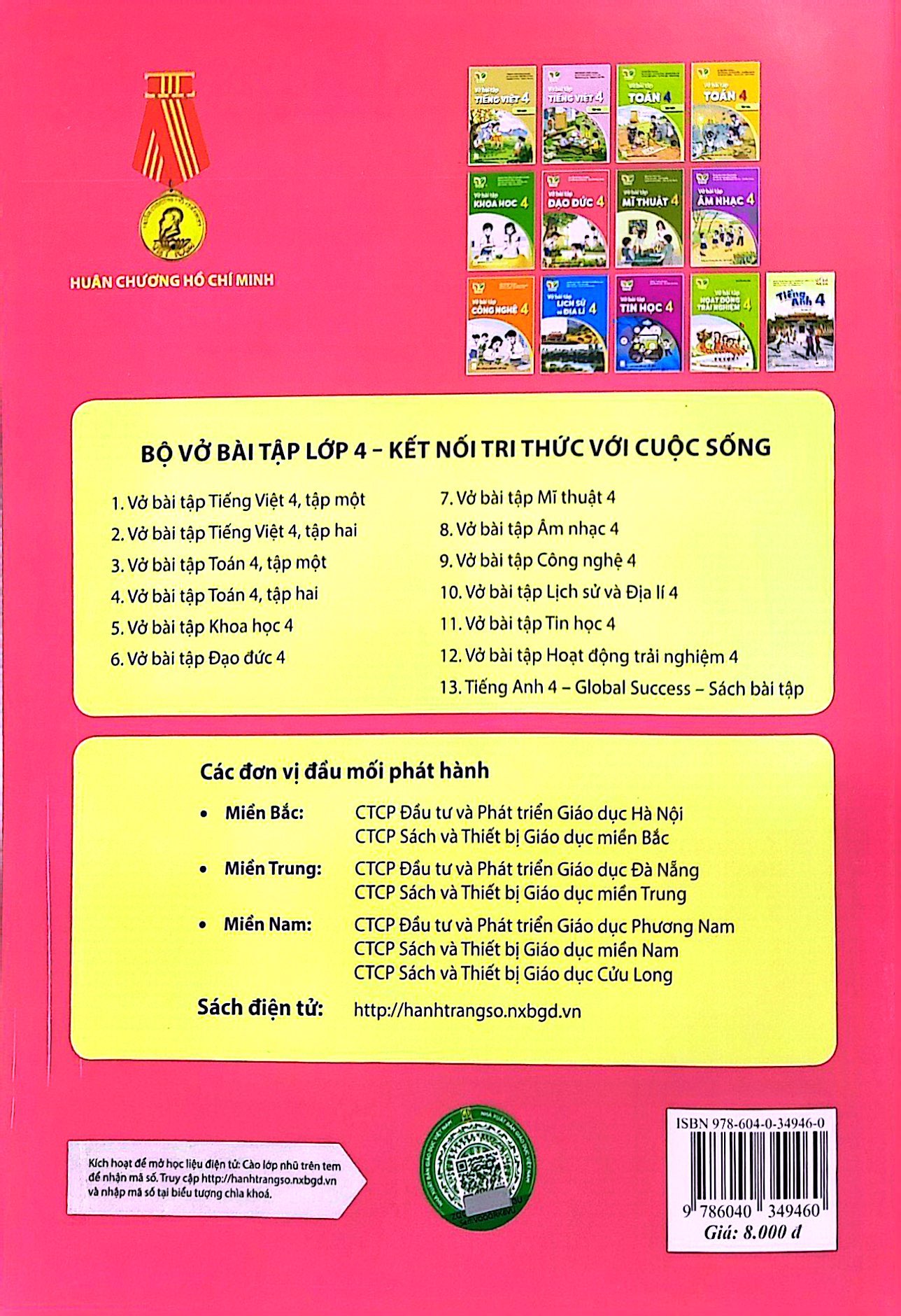 Sách Fahasa - Vở Bài Tập Đạo Đức 4 (Kết Nối) (2023)