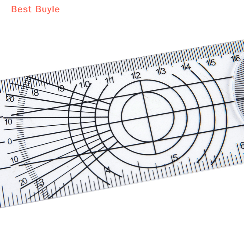 💖Best Buyle 0-140mm 360 Degree Goniometer Angle Medical Spinal Angle Ruler Angle Finder Tool