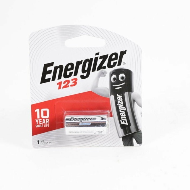 Vỉ 1 viên pin CR123 / CR 123 Eergizer Lithium 3V hàng chính hãng