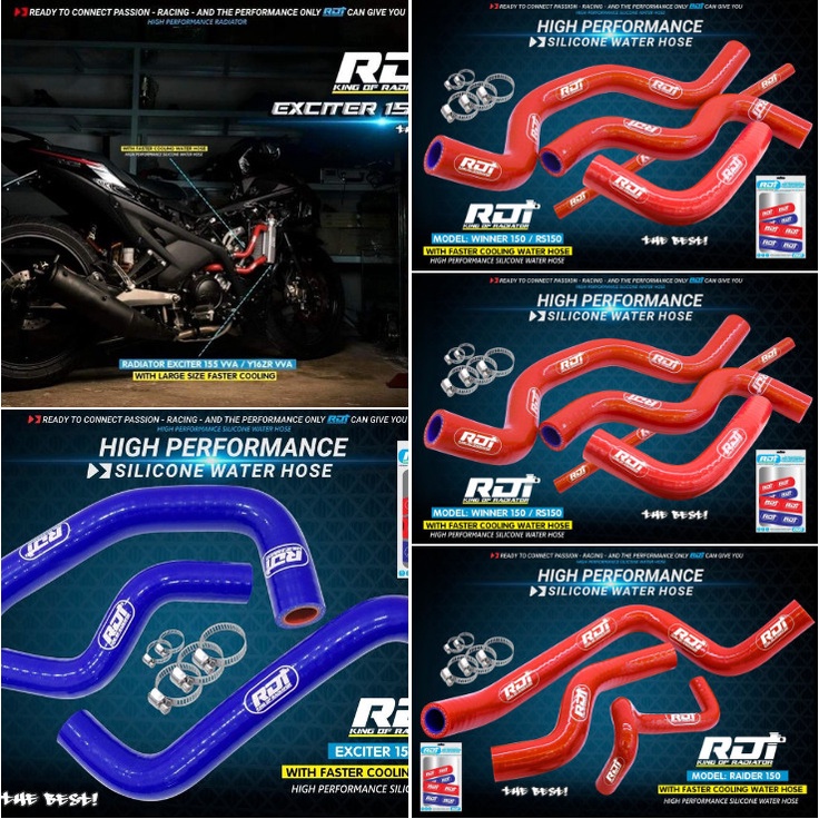 Ống nước giải nhiệt RDT winner sonic raider vario click pcx nvx 155 exciter EX135 EX150