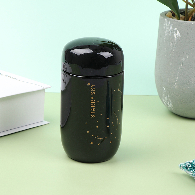 Miankeji MUXI 230ml Mini Pocket Thermos Bottle Stainless Steel Travel Vacuum Flask Coffee Mug