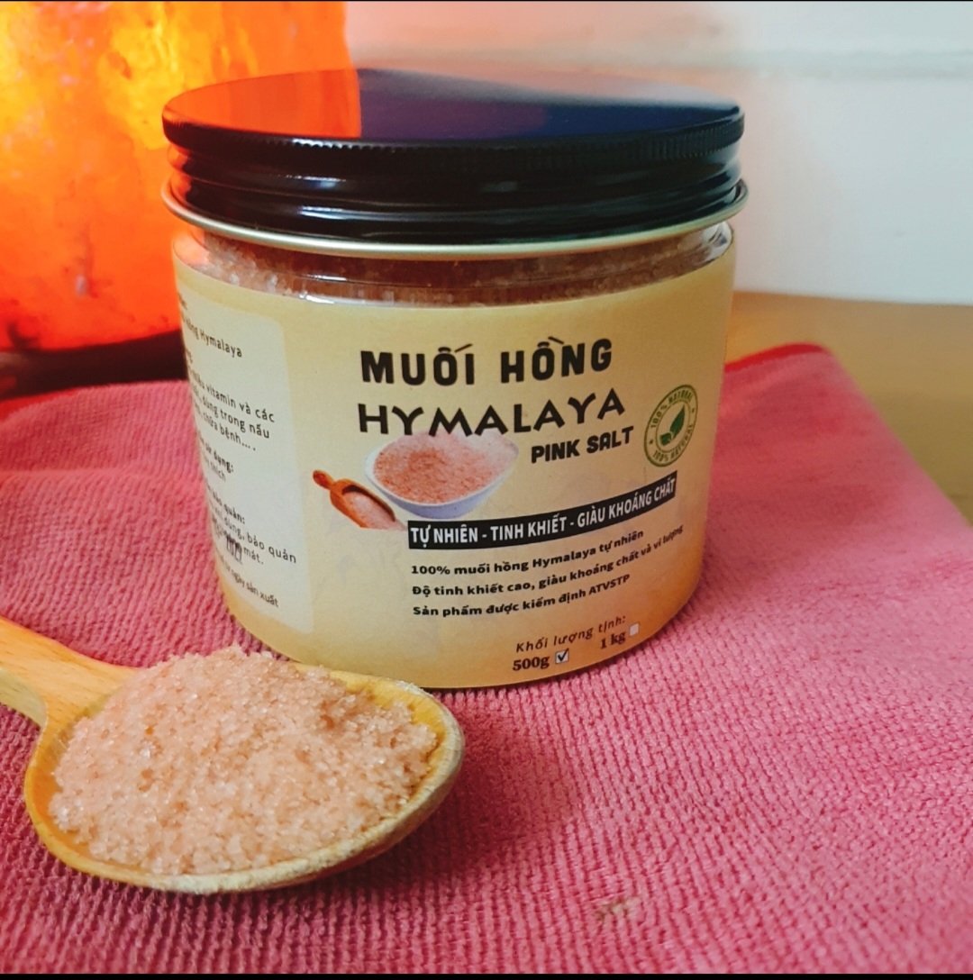 [HCM]MUỐI HỒNG HIMALAYA ( HÀNG NHẬP KHẨU 100%)