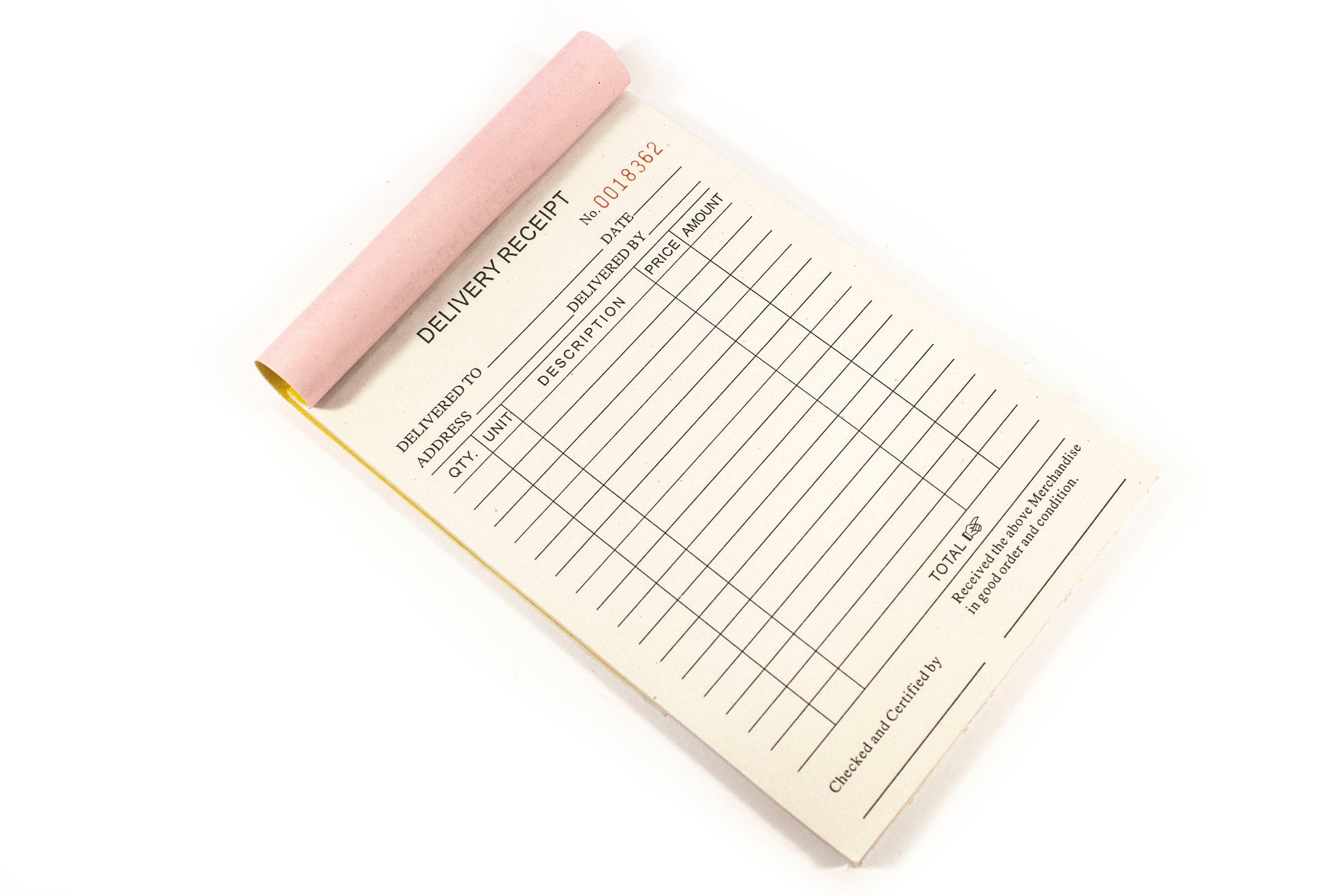Delivery Receipt Carbonless 1/2 50Pads | Lazada PH