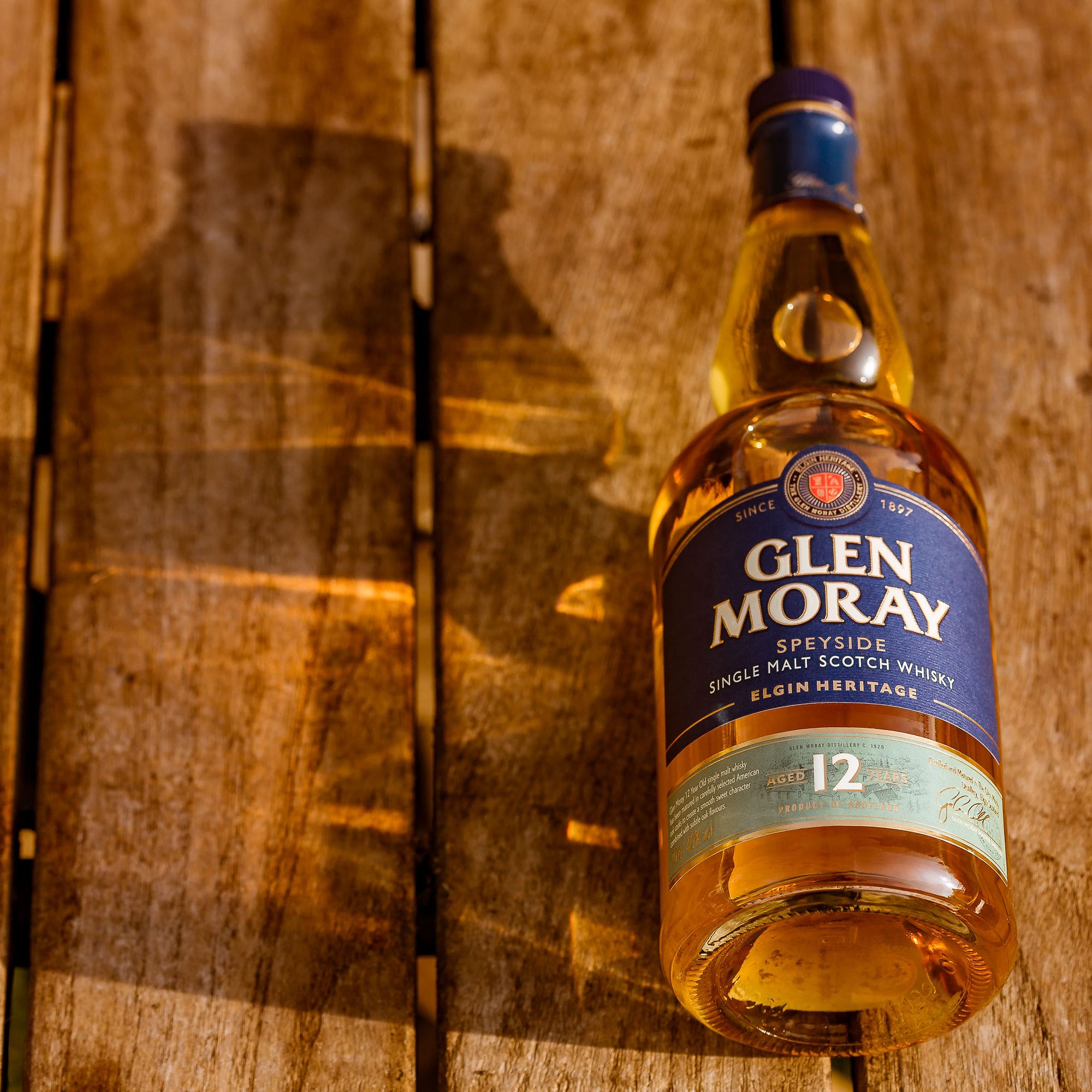 Glen Moray 12 Years Old Single Malt Whisky 40% 700ml [With Box