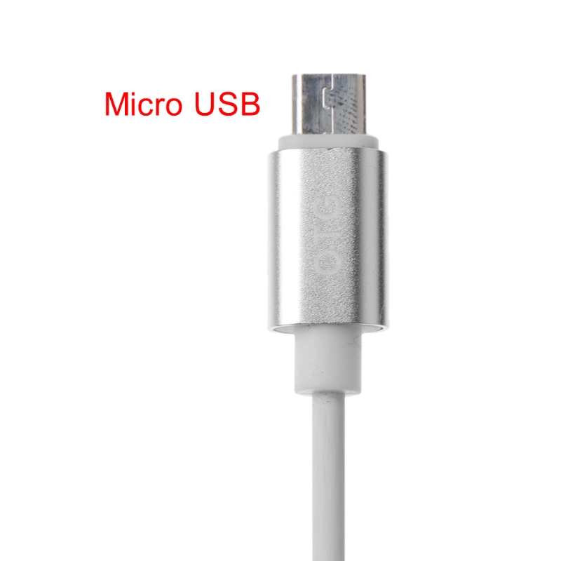 Dây Cáp Chuyển Dữ Liệu Sạc OTG Đồng Bộ Hóa USB 3.1 Loại C Đầu Đực Sang Micro USB