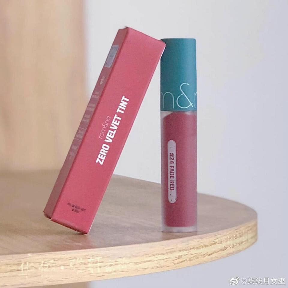 Son kem lì Romand 24  𝐅𝐚𝐝𝐞 𝐑𝐞𝐝 hồng đỏ ánh tím