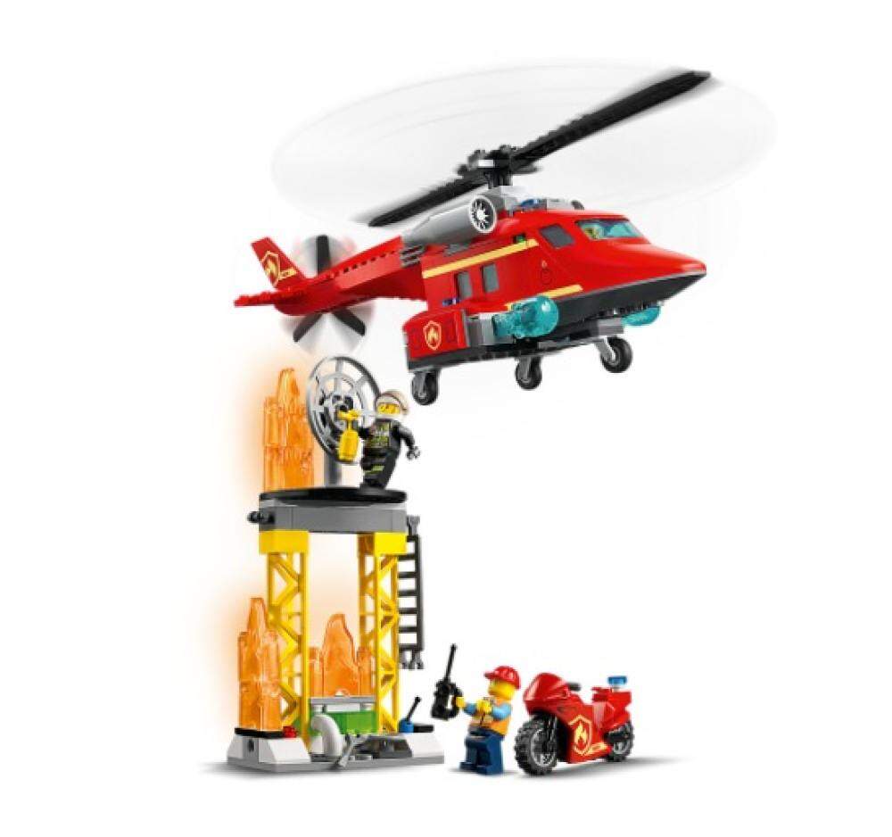 【Official】 LEGO 60281 City Fire Rescue Helicopter 212pcs 5+