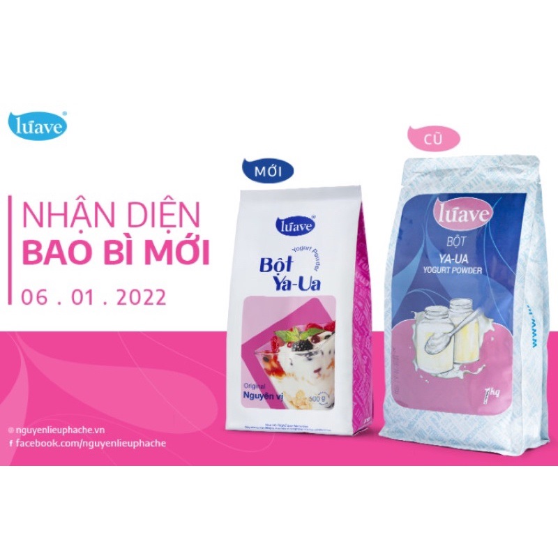 Bột yoghurt Luave gói 500g