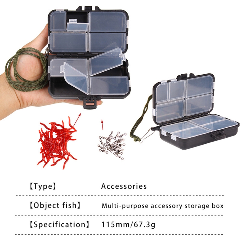 Ship in two days】 9 Compartments Fishing Lure Boxes Bait Storage for Case  Fishing Tackle Storage Trays Hooks Organizer Waterproof Lure Box