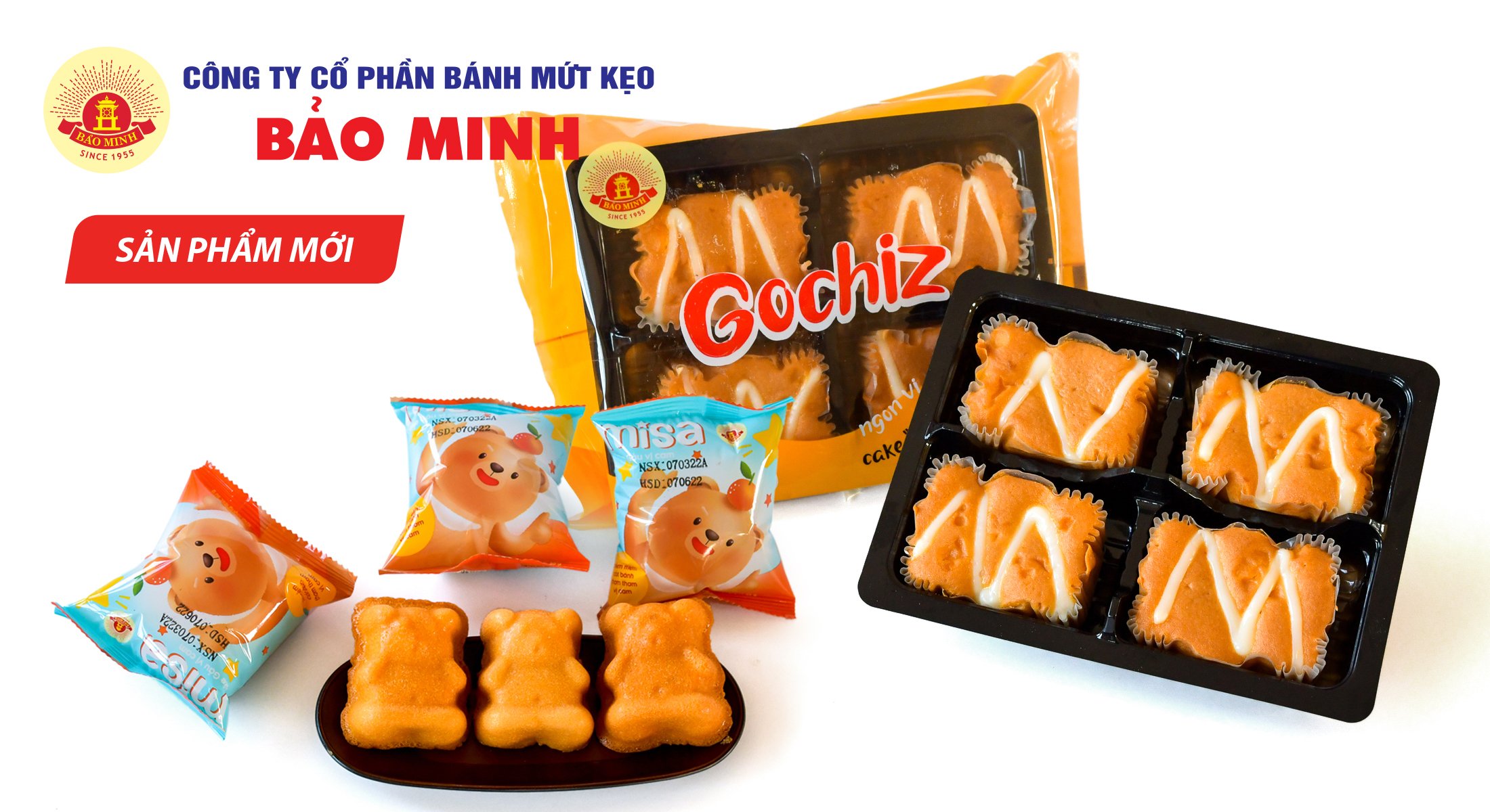 Bánh Gochiz (Cake Bơ Phomai) Bảo Minh 140gr
