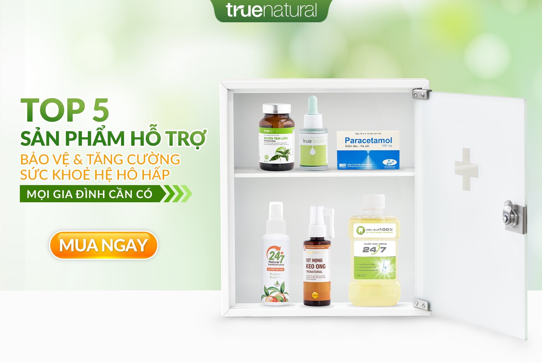 Tinh dầu xông thảo mộc True Natural