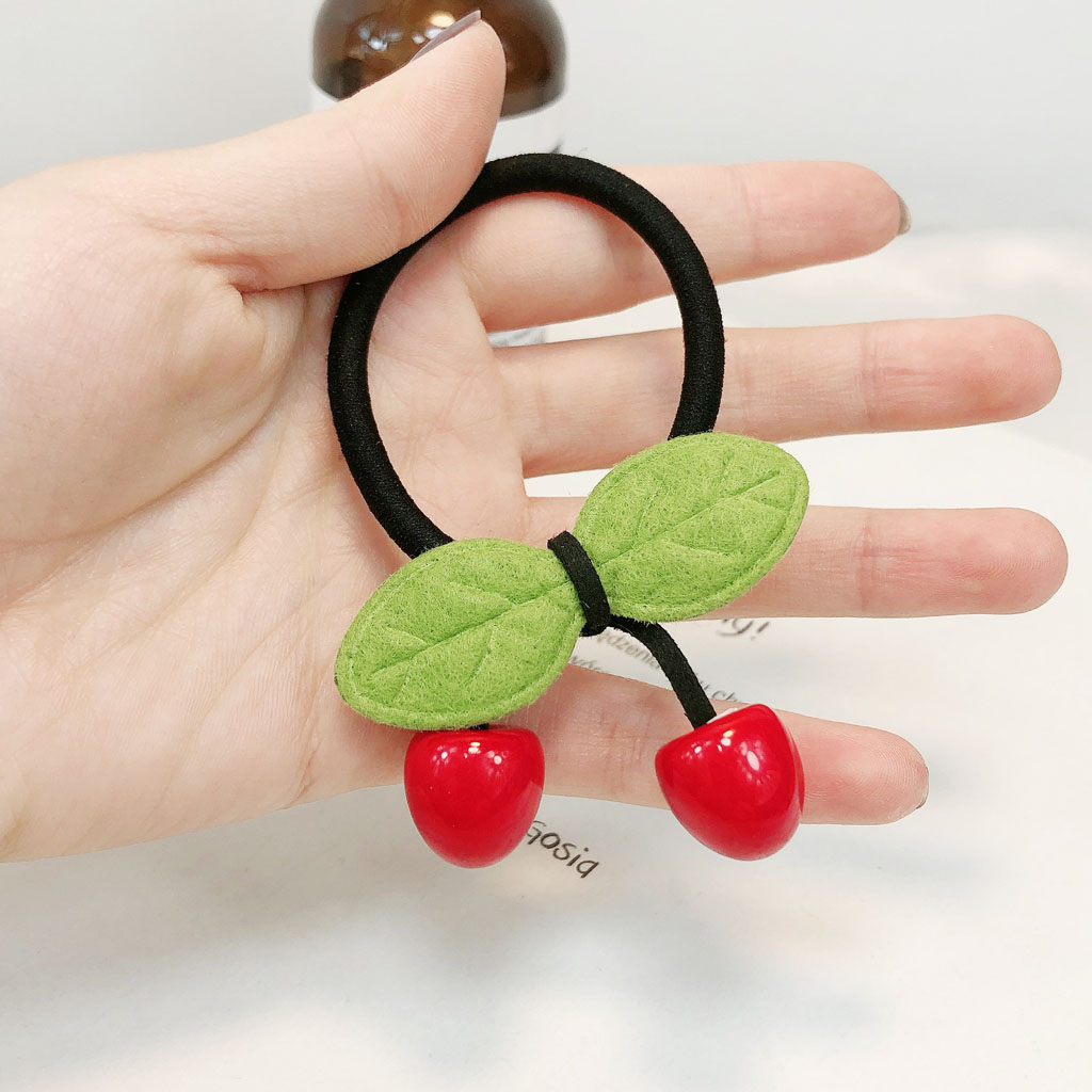 [HCM] [SET 2] Dây cột tóc Cherry Lá Cây siêu xinh