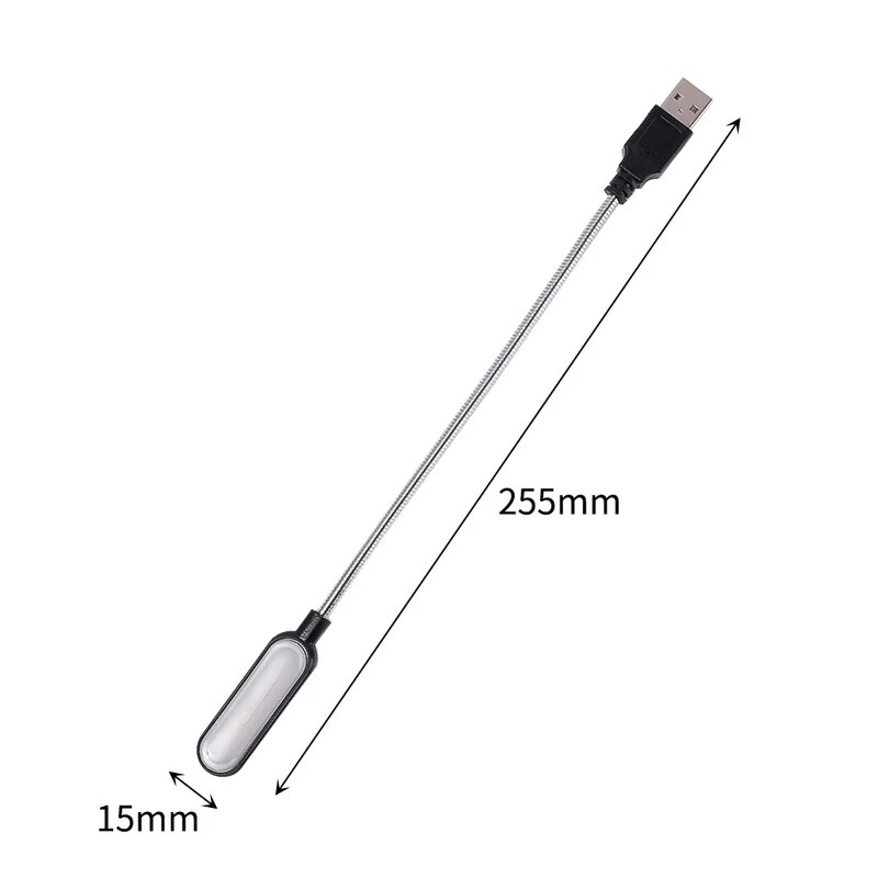 Portable USB LED Mini Book Reading Light Lamp Travel Table Lamp PC Computer Laptop Notebook Flexible Bendable Night Light