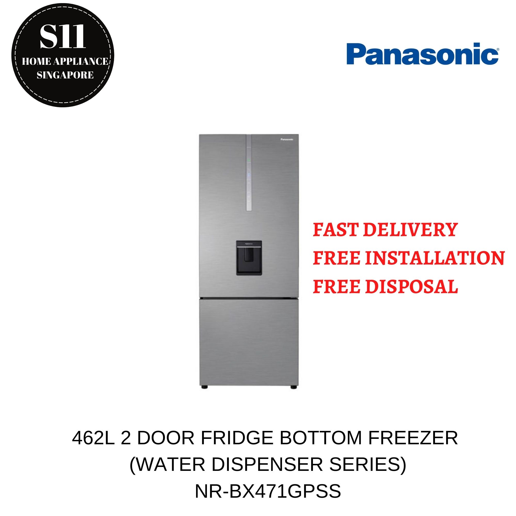 panasonic refrigerator with water dispenser