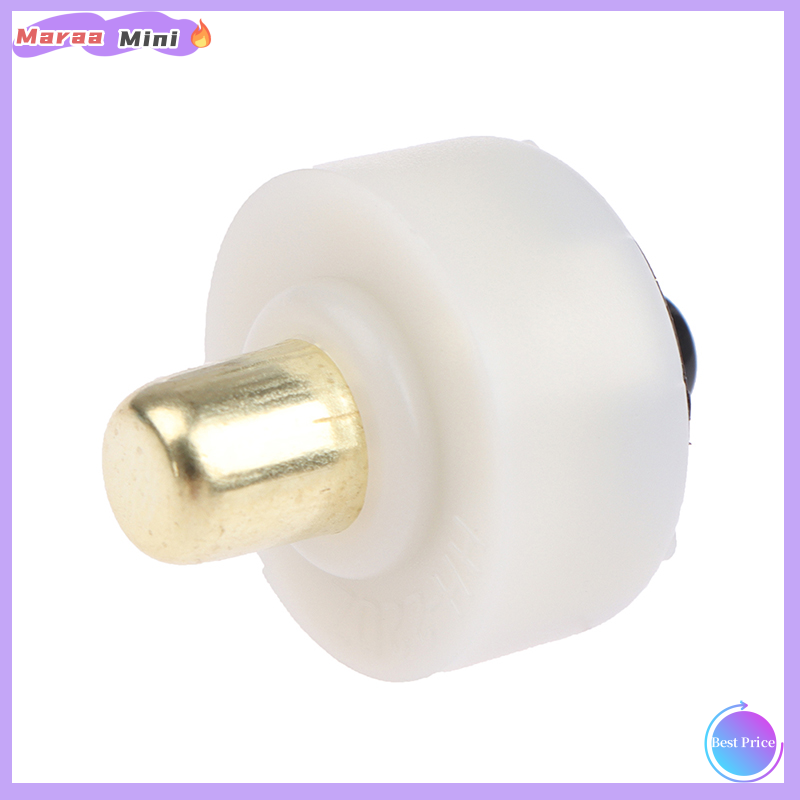 Maraa 2Pcs 17mm LED Flashlight Push Button Switch ON OFF Electric Torch Tail Switch