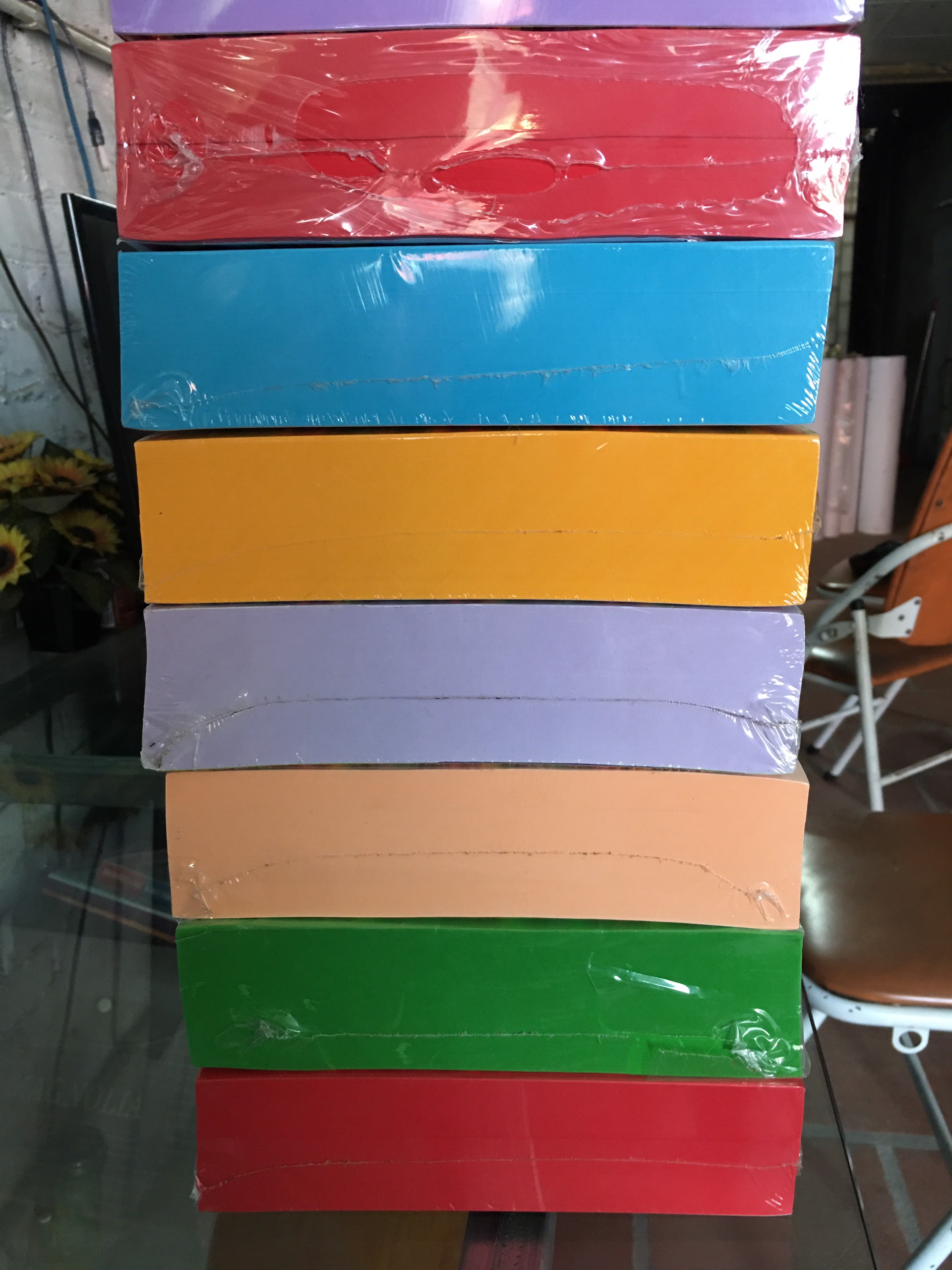 Giấy Photo màu A4 80gsm - 500 tờ (đỏ, xanh, vàng, hồng)